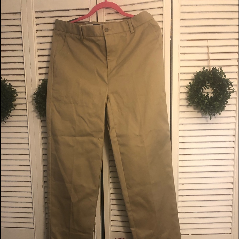 Lands End Boys Size 20 Khaki Pants - NWOT